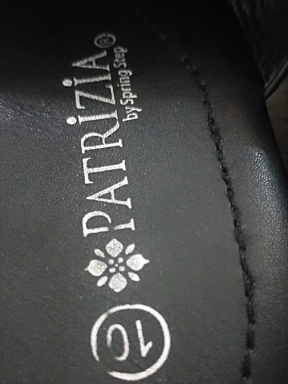 Patrizia-Black-Sz 10-Wedge Slide Sandals with Dual Buckles Chic Comfort
